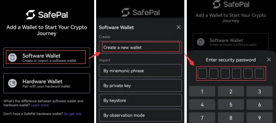 Set Up the SafePal App