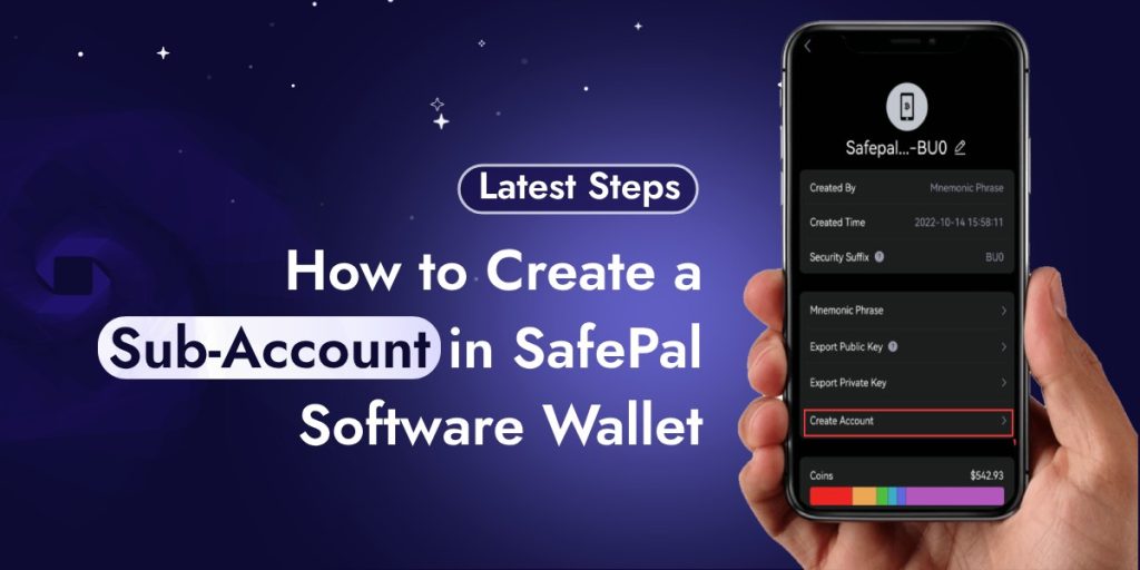 How to Create a Sub-Account in SafePal Software Wallet
