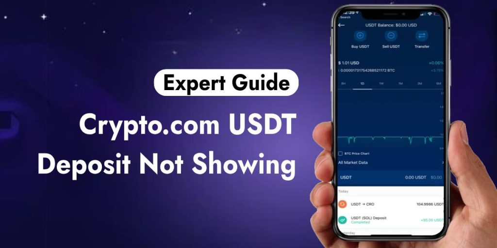 Crypto.com USDT Deposit Not Showing