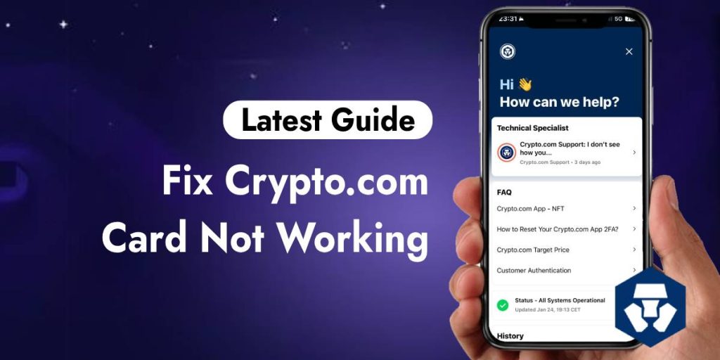 Fix Crypto.com Card Not Working