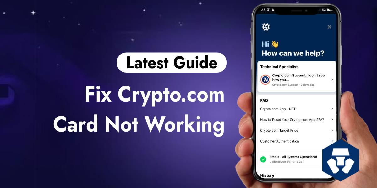 Fix Crypto.com Card Not Working