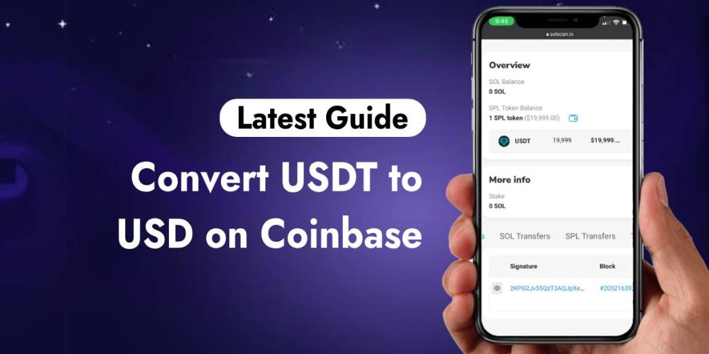 How to Convert USDT to USD on Coinbase